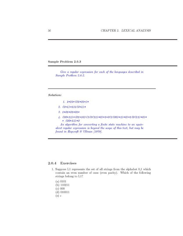 Compiler Design: Theory, Tools, and Examples - Page 36